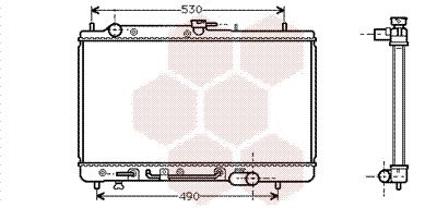 VAN WEZEL Radiators, Motora dzesēšanas sistēma 27002068